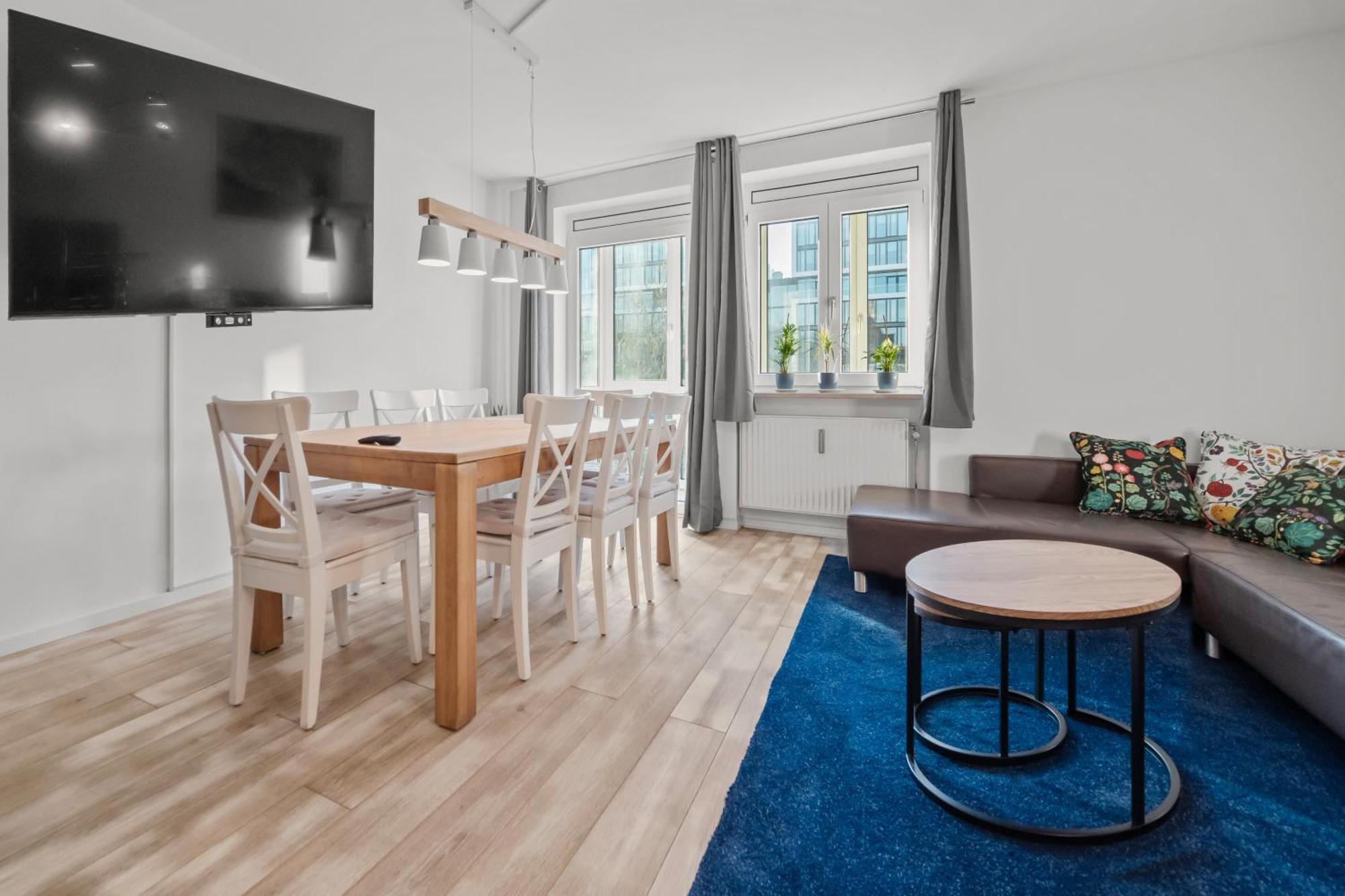 Appartement 8 Min Per U-bahn Zum Marienplatz - 120 Qm Schwabing - 3 Sz - 2 Baeder - 9 Personen Munich
